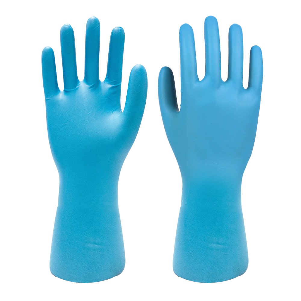 Blue Nitrile Disposable Gloves: Powder-Free and Latex-Free