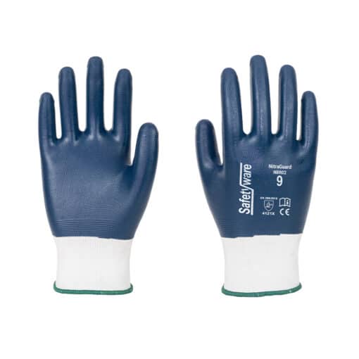 SAFETYWARE NitraGuard™ Nitrile Coated Gloves NBR01