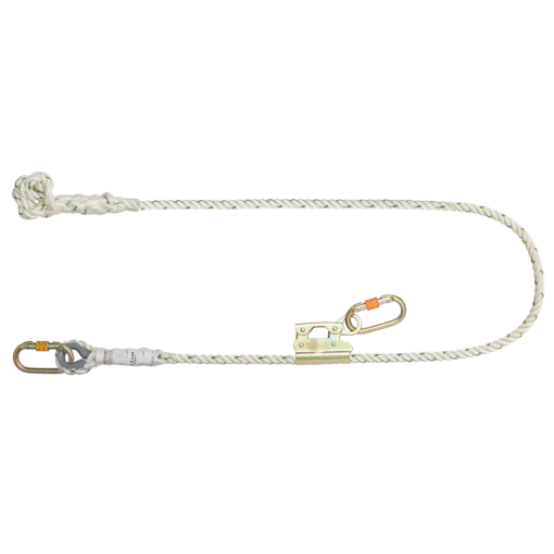 KSTRONG Elite Twisted Rope Work Positioning Lanyard with Grip Adjuster