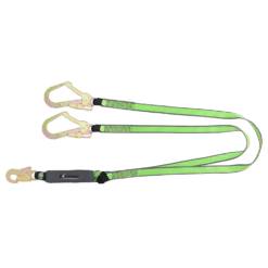 KSTRONG Elite Shock Absorbing Double Leg Lanyard