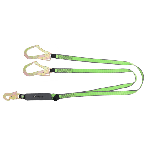 KSTRONG Elite Shock Absorbing Double Leg Lanyard