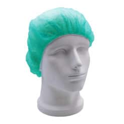 SAFETYWARE Non-Woven PP Mob Cap, Green