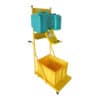 SAFETYWARE EPE08-M-CART Mobile Cart for Portable Emergency Eyewash with Waste Container