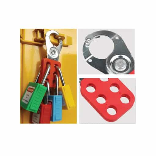 SAFETYWARE PA Coated Steel Lockout Hasp