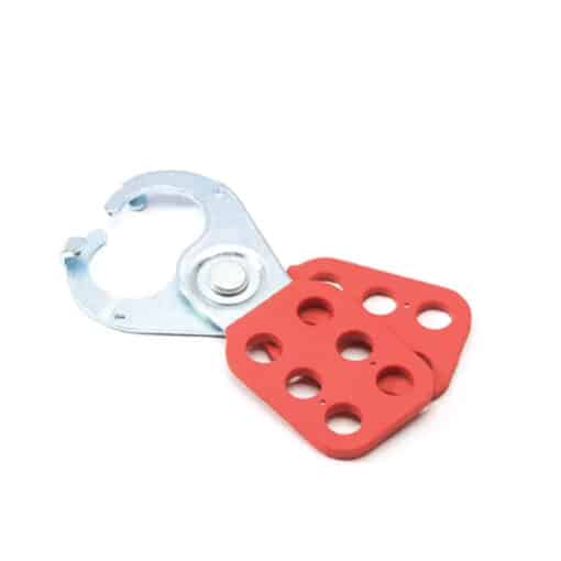 SAFETYWARE Vinyl Coated Lockout Hasp with Tab