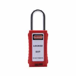 SAFETYWARE Long Body, Standard Steel Shackle Padlock