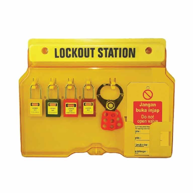 Safetyware Keyway SAFETYWARE 4-Lock Advanced Lockout Station (Filled) - Safetyware Group