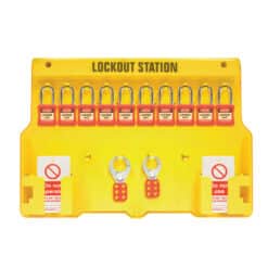 SAFETYWARE 10-Lock Advanced Lockout Station (Filled)