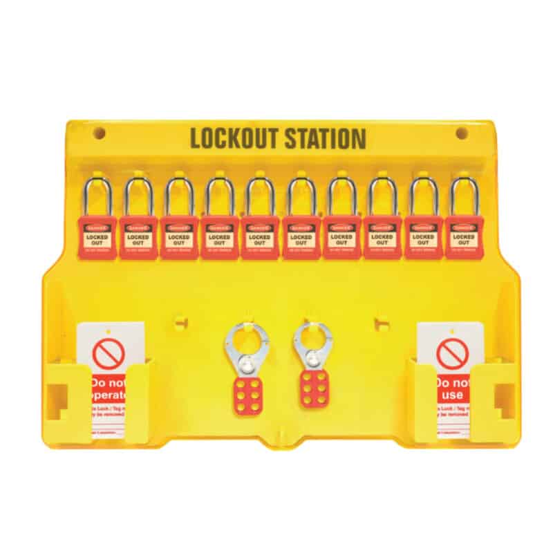 10-Lock Advanced Lockout Station (Filled) | Safetyware