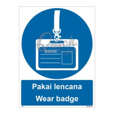 MS046 Wear badge - Safetyware Group