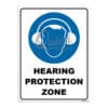 QUICKSIGN MANDATORY SIGNS - MS064 HEARING PROTECTION ZONE