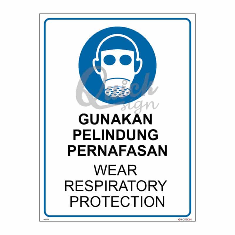 Respiratory Protection Control Sign MS070 WEAR RESPIRATORY PROTECTION - Safetyware Group