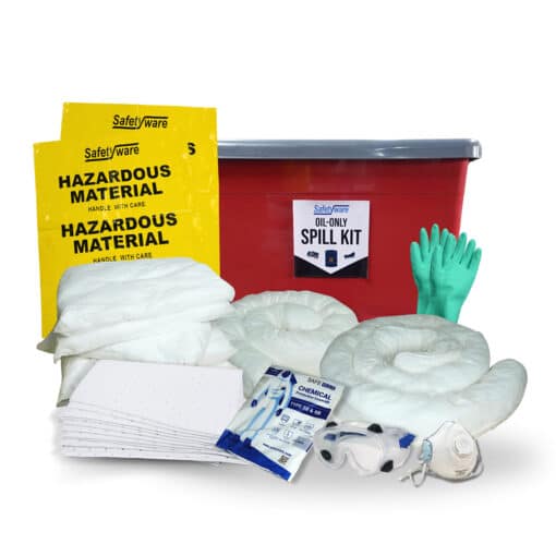 SAFETYWARE Oil-Only Sorbent Spill Kit SORKIT-O-50L