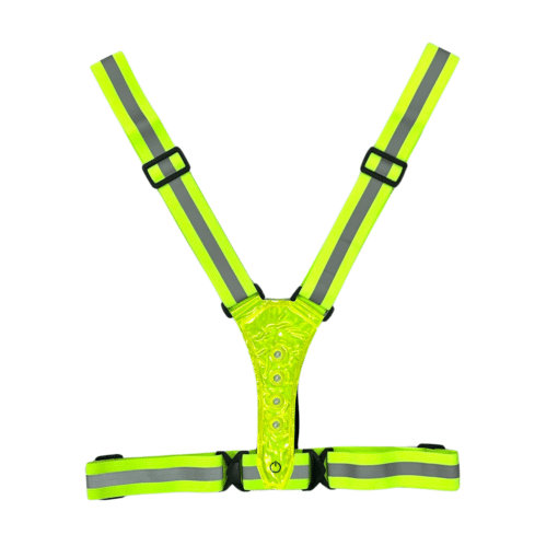 SAFETYWARE High-Vis Reflective LED Elastic Safety Vest