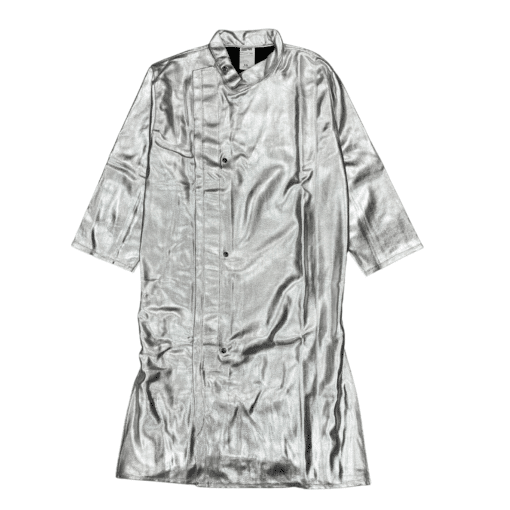 SAFETYWARE 580gsm Reflespace Aluminized Viscose FR Heat Protection Coat