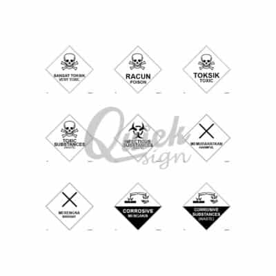 QUICKSIGN Hazardous Substances Signs