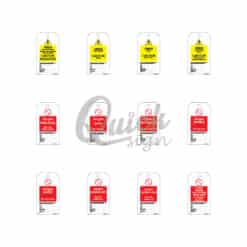 LOCKOUT TAGOUT Signs