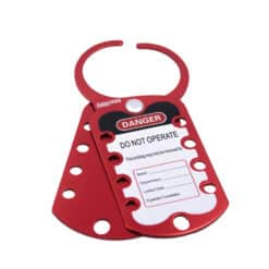 SAFETYWARE Eight-Hole Aluminium Lockout Hasp