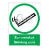 QUICKSIGN PROHIBITION SIGNS - PS009 Smoking zone