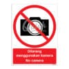 QUICKSIGN PROHIBITION SIGNS - PS015 No camera