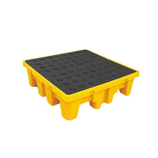 Safetyware HDPE 4-Drum Spill Containment Pallet