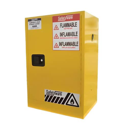 SAFETYWARE 12 Gallons Yellow Safety Cabinet