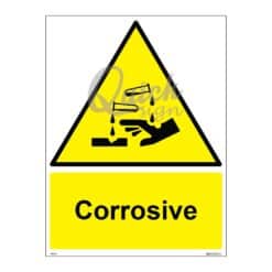 QUICKSIGN WARNING SIGNS - WS017 Corrosive