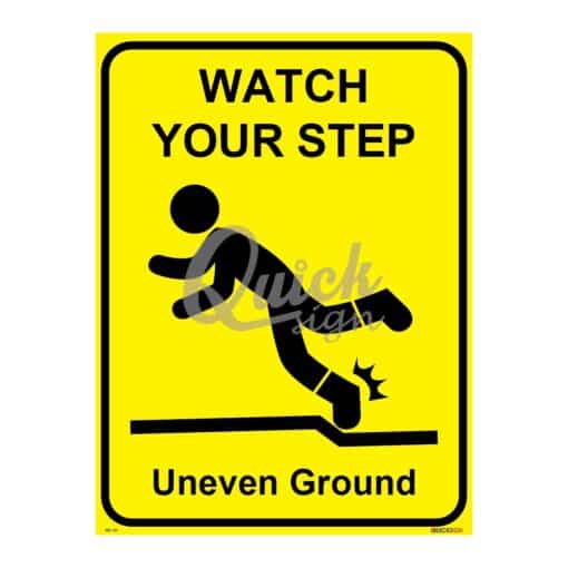 QUICKSIGN WARNING SIGNS - WS101 WATCH YOUR STEP