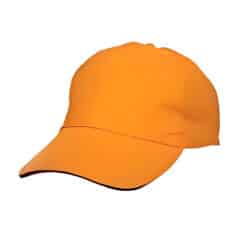 Baseball Cap 6 panel brush with Sandwich