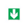 QUICKSIGN EMERGENCY EXIT SIGNS - EES002 Arrow Down