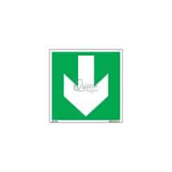 QUICKSIGN EMERGENCY ESCAPE SIGNS - EES002 Arrow Down