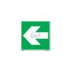 QUICKSIGN EMERGENCY ESCAPE SIGNS - EES003 Arrow Left