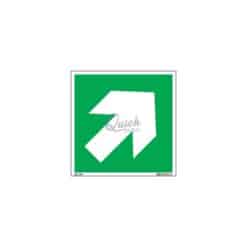 QUICKSIGN EMERGENCY ESCAPE SIGNS - EES006 Arrow Up Right