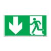 QUICKSIGN EMERGENCY EXIT SIGNS - EES015 Emergency Exit (Down)