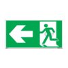 QUICKSIGN EMERGENCY ESCAPE SIGNS - EES017 Emergency Exit (Left)