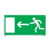 QUICKSIGN EMERGENCY ESCAPE SIGNS - EES025 Emergency Exit (Left)