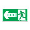 QUICKSIGN EMERGENCY ESCAPE SIGNS - EES039 Exit (Left)