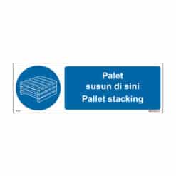 QUICKSIGN MANDATORY SIGNS - MD042 Pallet stacking