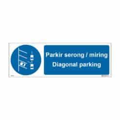 QUICKSIGN MANDATORY SIGNS - MD043 Diagonal parking