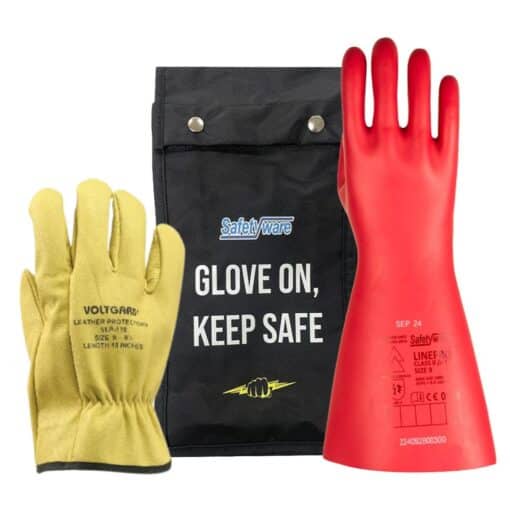 SAFETYWARE LinePro™ VLT-C0 Class 0 Electrical Rubber Insulating Gloves - Image 3