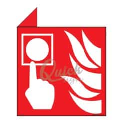 QUICKSIGN 2D SIGNS - 2D003 Fire alarm