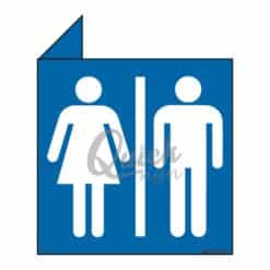 QUICKSIGN 2D SIGNS - 2D013 Toilet (Male or Female Icon)