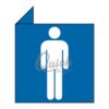 QUICKSIGN 2D SIGNS - 2D014 Toilet (Male Icon)