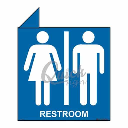 QUICKSIGN 2D SIGNS - 2D017 Restroom