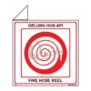 QUICKSIGN 2D SIGNS - 2D021 Fire Hose Reel