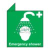 QUICKSIGN 2D SIGNS - 2D027 Emergency shower