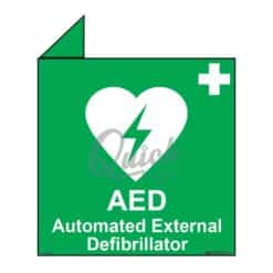 QUICKSIGN 2D SIGNS - 2D033 Automated External Defibrillator