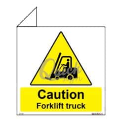 QUICKSIGN 2D SIGNS - 2D036 Caution Forklift Truck