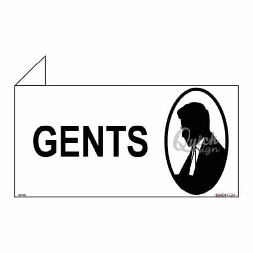 QUICKSIGN 2D SIGNS - 2D038 Gents