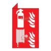 QUICKSIGN 2D SIGNS - 2D049 FIRE EXTINGUISHER AND HOSE REEL (ICON)